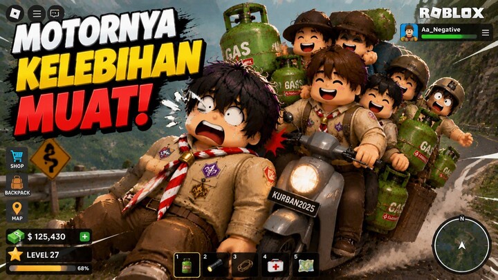 Motor Penuh Penumpang, Aa Sampai Kecekek di Roblox!