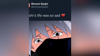 Kakashi 💔😞 fy anime weeb naruto kakashi sasuke sakura uchiha madara narutoshippuden narutouzumaki s