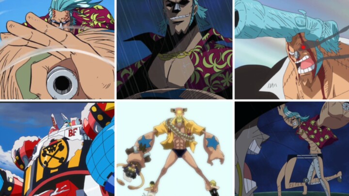 Hãy cùng xem lại toàn bộ chiêu thức của Franky nhé! Siêu năng lực của Centaur và General Cannon!