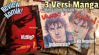 BANDINGIN 3 VERSI MANGA VAGABOND - TAKEHIKO INOUE ! MANA YANG TERBAIK ? REVIEW KOMIK INDONESIA