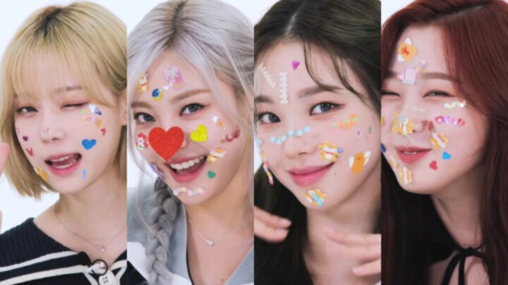 aespa members decorate each other's faces!