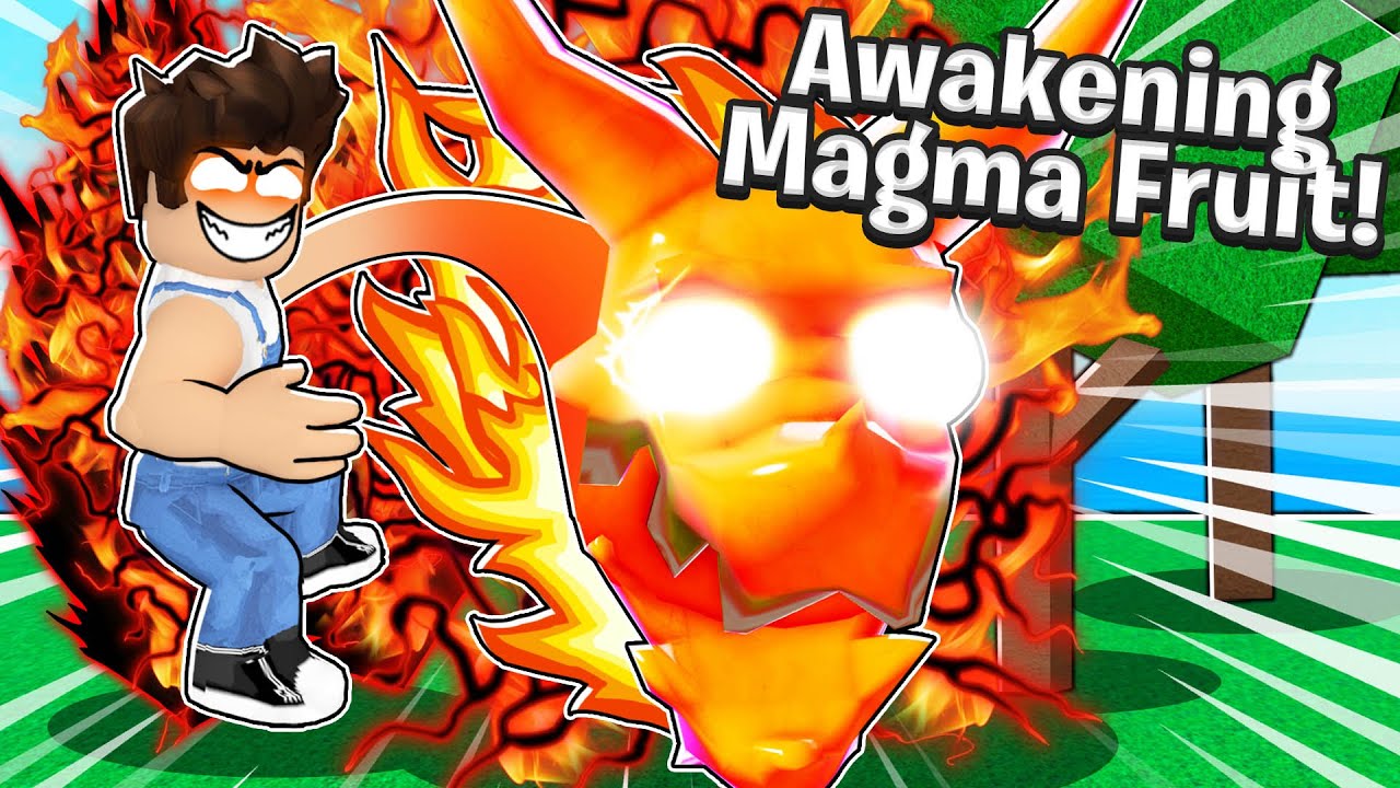 Magma Awakening Showcase in Blox Fruits! 