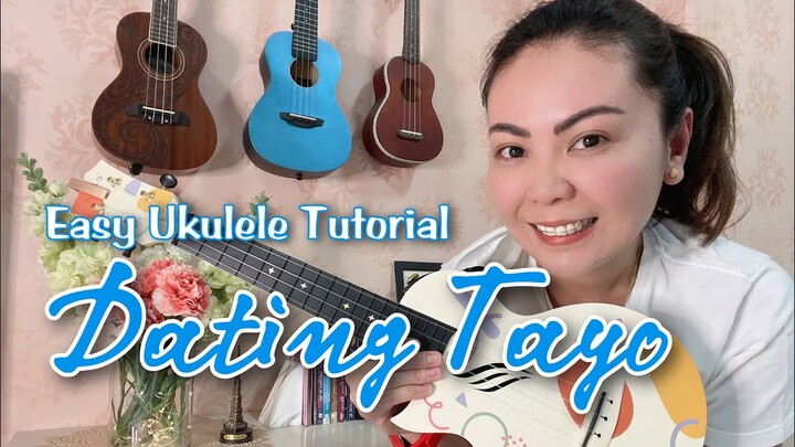 DATING TAYO | Tj Monteverde | EASY UKULELE TUTORIAL (Easy Chords)