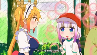 Loli yang suka makan tapi gk gendut² __ Kanna kamui best Loli ><__ kobayashi-san