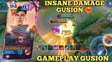 Insane Damage Gusion ~ Gameplay Gusion High Damage