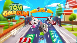 Aku Coba Game Bocil Seru - Talking Tom Gold Run