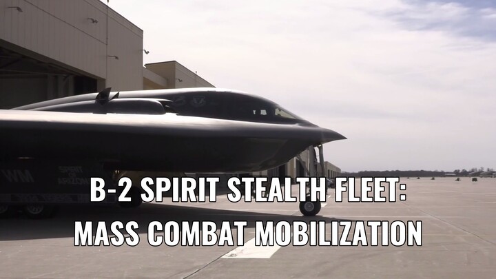Mass B-2 Spirit Stealth Fleet: Elephant Walk & Tactical Readiness