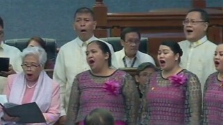 Education Secretary Leonor Briones serenades Senate