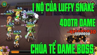 Hải Tặc Đại Chiến - BẤT NGỜ VỀ SỨC MẠNH ĐÁNH BOSS CỦA LUFFY SNAKE MAN...LIỆU META MỚI CÓ THAY ĐỔI ?