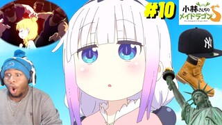 THE BEST KANNA EPISODE OMG. | Miss Kobayashi's Dragon Maid S2 #10 REACTION
