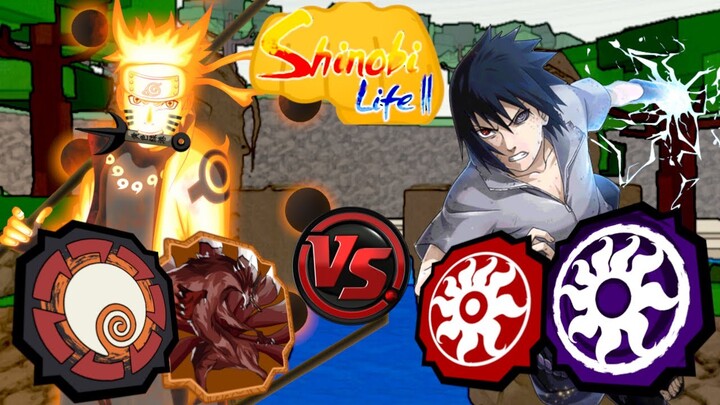 NARUTO VS SASUKE!, VERSION SHINOBI LIFE 2 - Roblox: Shindo Life Re-Masterizado