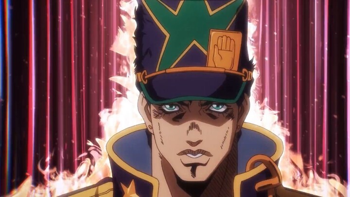 DIO helps Jotaro speed through the Sea of Stone