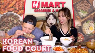 🇰🇷 Korean Food Court in Los Angeles (H Mart) · YB vs. FOOD