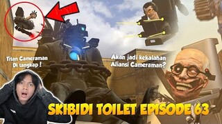 EPISODE SKIBIDI TOILET 63 TERBARU? TITAN CAMERAMAN BERHASIL DI TANGKAP OLEH SKIBIDI TOILET