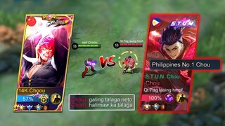 CHOOU vs TOP 1 PHILIPPINES CHOU (INTENSE MATCH) NOT CLICKBAIT!!!