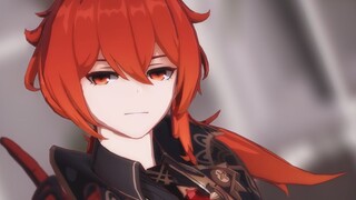 从kfc下班的迪卢克老爷.mp4【楽園放浪×原神MMD】