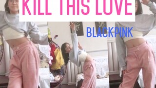 Blink, a first-year junior high school girl, taught herself to cover BLACKPINK's "Kill This Love." L