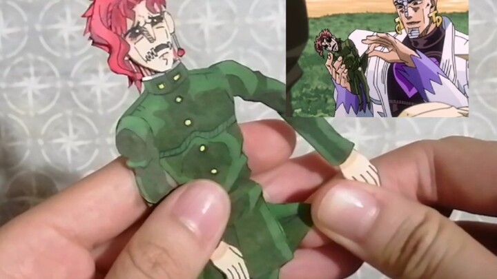 [Mobile Paper Figure] Kakyoin moves around