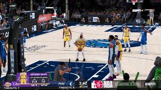 NBA 2K22 Ultra Modded Season | Lakers vs Timberwolves | Full Game Highlights