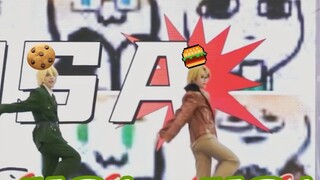 《أنا مستيقظ، رأيت معرض المانجا الياباني يرقص على أغنية U.S.A》~APH