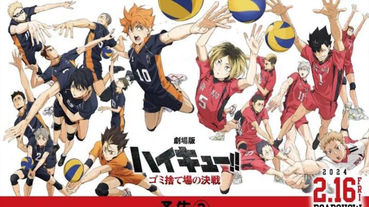 HAIKYUU MOVIE TRAILER BATTLE OF THE GARBAGE DUMP❗❗❗#haikyuu #trailer