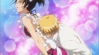 Usui give Ayuzawa kiss mark on the back in beach | Anime Hashira