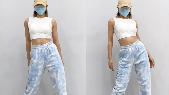Sự khác biệt giữa hình số 8 của hông và phần thân trên xoay và không xoay