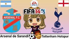 FIFA 14 | Arsenal de Sarandí VS Tottenham Hotspur