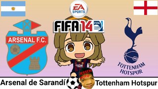 FIFA 14 | Arsenal de Sarandí VS Tottenham Hotspur