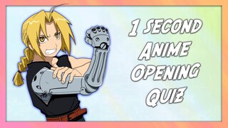 1 SEC ANIME OPENING QUIZ | 50 OP’s [EASY-HARD]