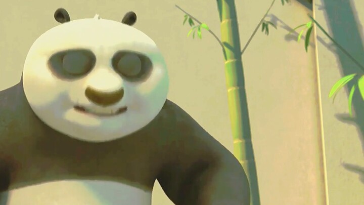 Kung Fu Panda: The title of Dragon Warrior is no longer secure? Po: Not true! Rhino heard it