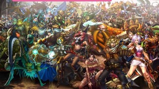 The most complete collection of hero original paintings and dubbing in the history of "LOL", the pre