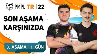 2022 PMPL Türkiye Güz mevsimi | 2. Sezon 3. Aşama 1. Gün |  PUBG MOBILE Pro League