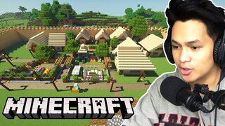 MINI PARK sa VILLAGE | Billionairecraft #5 (Filipino Minecraft SMP)