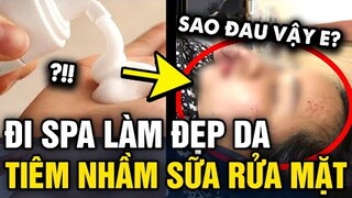 Đi LÀM ĐẸP da mặt, cô gái tá hỏa phát hiện nhân viên TIÊM NHẦM SỮA RỬA MẶT vào da | Tin 3 Phút