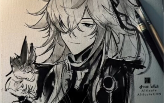 Jing Yuan - Today I drew Ying Yuan !(; he Is so handsome !!