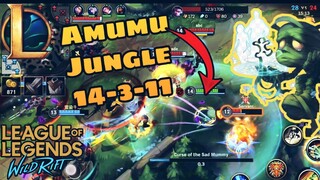 Carry Amumu Champion Jungle|GOT WILD|LEAGUE OF LEGENDS WILD RIFT|RANKED GAME|LOL MOBILE|GG