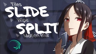 Slide Split | Alight Motion Tutorial