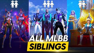 ALL 12 SIBLINGS IN MOBILE LEGENDS 2022 | BROTHER AND SISTER PAIRS