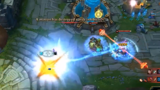Đẩy tan nát trụ địch khiến team bạn không kịp thủ #Lienminh #gameonline