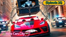 Hero Cars City (Episode 25) Golden Impposible Sign Trucks