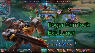 Roger Transformers bantai lawan...sampe musuh auto Surrend | MLBB Mobile Legend