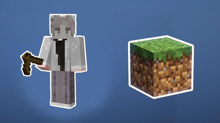 Awali dengan satu blok rumput dan satu cangkul, bagaimana cara bertahan hidup!? Minecraft Pulau Tera