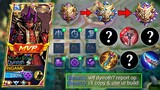 DYRROTH RECOMMENDED BEST BUILD & EMBLEM TO REACH MYTHIC HONOR TO MYTHICAL GLORY FAST IN SOLO RG!