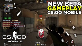 CSGO MOBILE - GLOBAL OFFENSIVE MOBILE ( NEW BETA UPDATE ) GAMEPLAY || CSGO MOBILE GAMEPLAY