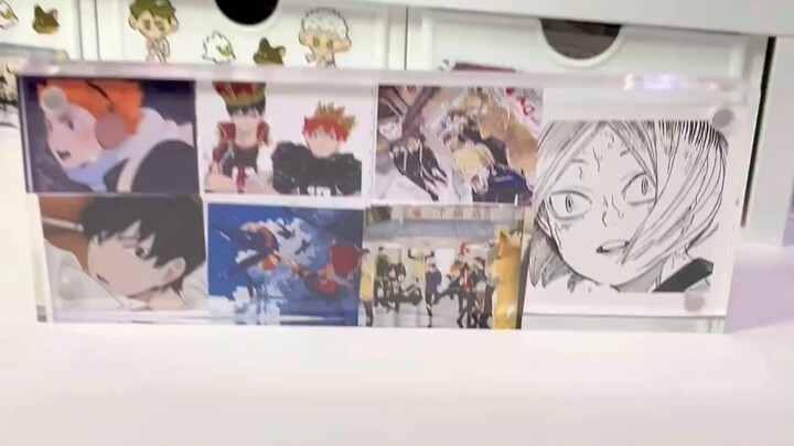 Super cheap paper stand storage display sharing!