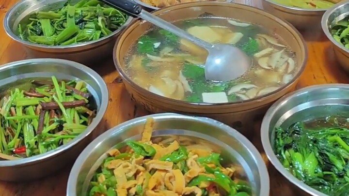 What do monks eat in a day?