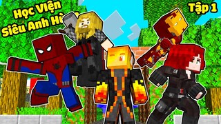 HỌC VIỆN SIÊU ANH HÙNG TẬP 1: JACKVN ĐƯỢC NHẬN HỌC VÀO TRƯỜNG CHO ANH HÙNG TRONG MINECRAFT