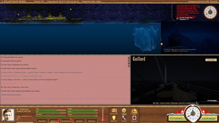 🔴 Titanic Voyage RPG 2026 ( Episode 16.3 ) - Le Naufrage Du RMS Titanic (Survire Ou Mourir)