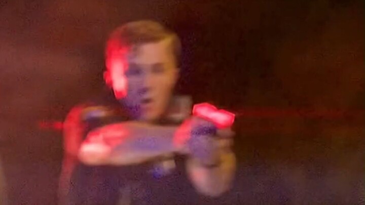 When the police ask you to get out of the car, it’s best not to be holding anything.